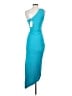 Hutch Color Block Teal Cocktail Dress Size XS - photo 2