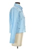 Lea & Viola Blue Long Sleeve Button-Down Shirt Size XS - photo 4