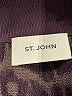 St. John Animal Print Black Formal Skirt Size S - photo 4