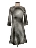 Max&Co. Houndstooth Gray Casual Dress Size S (estimated) - photo 1