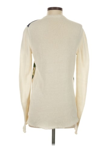Céline Vintage Silk-Front Cardigan (view 2)