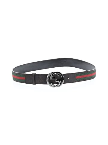 Gucci Leather Web Belt (view 1)