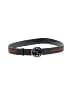 Gucci 100% Leather Black Brown Leather Web Belt Size M - photo 1