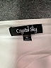 Crystal Sky Solid Ivory White Jumpsuit Size XL - photo 4