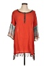 MONORENO 100% Rayon Orange 3/4 Sleeve Blouse Size L - photo 1