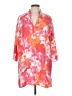 Natori 100% Rayon Tie-dye Orange Kimono Size L - photo 1