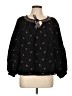 Old Navy Black Long Sleeve Blouse Size L - photo 1