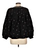 Old Navy Black Long Sleeve Blouse Size L - photo 2