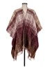 Cejon 100% Polyester Burgundy Red Poncho One size (estimated) - photo 1