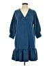 Scoop Blue Casual Dress Size S - photo 1