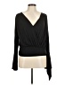 Deletta Black Long Sleeve Blouse Size M - photo 1