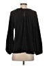 Ann Taylor 100% Polyester Black Long Sleeve Blouse Size XS - photo 2