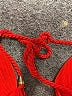 Unbranded Hearts Red Swimsuit Top Size M (estimated) - photo 3