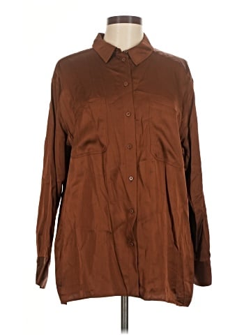 Sézane Long Sleeve Button-Down Shirt (view 1)