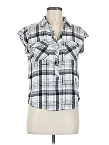 Soft Joie Sleeveless Button-Down Shirt (view 1)