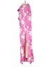 Roxy 100% Viscose Floral Pink Casual Pants Size S - photo 5