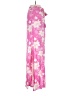 Roxy 100% Viscose Floral Pink Casual Pants Size S - photo 4