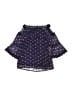 Knitworks Blue 3/4 Sleeve Blouse Size 4 - 6 - photo 2