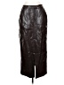 Dear John Brown Faux Leather Skirt Size 27 waist - photo 1