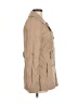 Ambiance Apparel 100% Polyester Tan Trenchcoat Size M - photo 4