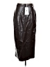 Dear John Brown Faux Leather Skirt Size 27 waist - photo 2