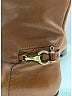 Burberry 100% Leather Solid Brown Tan Boots Size EU 38 1/2 - photo 5
