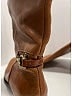 Burberry 100% Leather Solid Brown Tan Boots Size EU 38 1/2 - photo 8