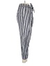 Madewell Stripes Silver Linen Pants Size 4 - photo 4