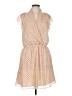BCBGeneration Polka Dots Tan Casual Dress Size L - photo 1