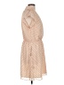 BCBGeneration Polka Dots Tan Casual Dress Size L - photo 4