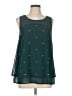 Bobeau 100% Polyester Teal Sleeveless Blouse Size L - photo 1
