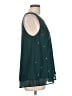 Bobeau 100% Polyester Teal Sleeveless Blouse Size L - photo 4