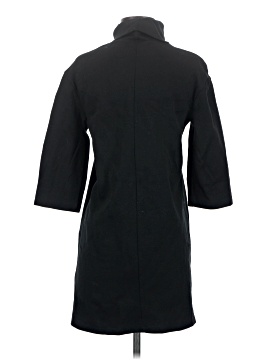 designer dress black Black Silk Piped Trim Shirt Dress main image 1