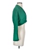 Zara 100% Polyester Green 3/4 Sleeve Blouse Size S - photo 4