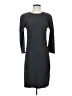 Humanoid Solid Gray Casual Dress Size S - photo 1