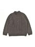 Bonpoint 100% Cashmere Chevron-herringbone Gray Cashmere Pullover Sweater Size 4 - photo 1