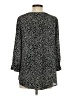 dalia 100% Polyester Polka Dots Black 3/4 Sleeve Blouse Size S - photo 2