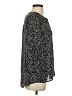 dalia 100% Polyester Polka Dots Black 3/4 Sleeve Blouse Size S - photo 4