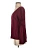 Express 100% Rayon Burgundy Red Long Sleeve Blouse Size S - photo 5