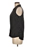 Ecru Polka Dots Black Sleeveless Blouse Size M - photo 5