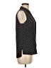 Ecru Polka Dots Black Sleeveless Blouse Size M - photo 4