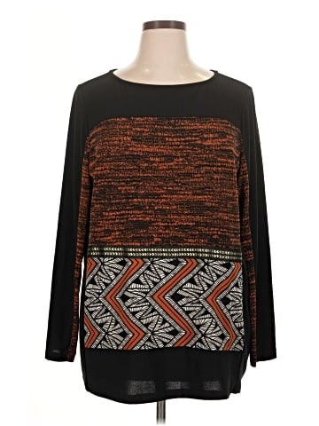 Susan Graver Long Sleeve Blouse (view 1)