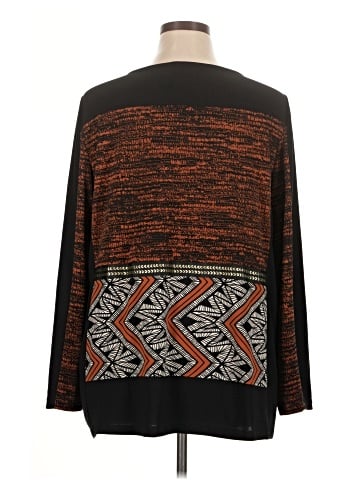 Susan Graver Long Sleeve Blouse (view 2)