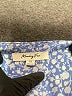 Monday Fun 100% Polyester Floral Blue 3/4 Sleeve Blouse Size 1X - photo 7