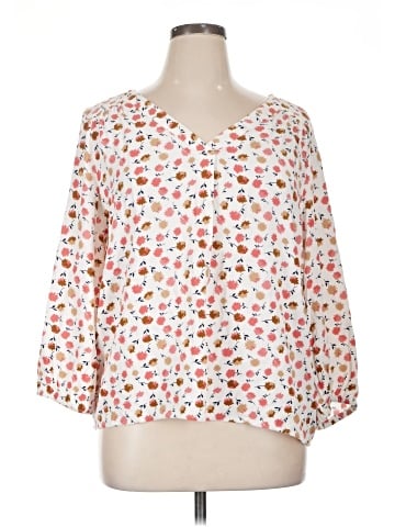 St. John's Bay 3/4 Sleeve Blouse (view 1)
