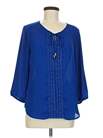 AB Studio 3/4 Sleeve Blouse (view 1)