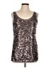 Eileen Fisher 100% Wool Silver Sleeveless Top Size L - photo 1