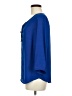 AB Studio 100% Polyester Blue 3/4 Sleeve Blouse Size M - photo 5
