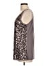 Eileen Fisher 100% Wool Silver Sleeveless Top Size L - photo 5