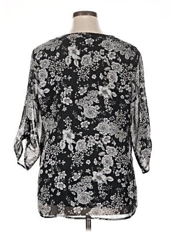 Sara Michelle 3/4 Sleeve Blouse (view 2)